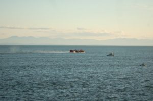 West Vancouver Sea Scape - Visiting with Lorie's Aunt Eleanore, and enjoying her wonderful view - BobBlahBlah.com