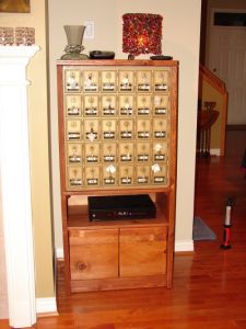 Antique Mailbox Storage & Stereo Cabinet Project - BobBlahBlah.com