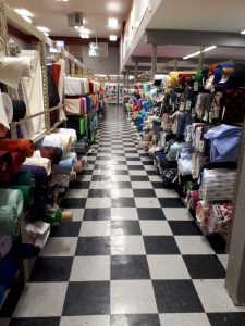 Overseas Fabrics - Aisles and aisles of beautiful fabrics - BobBlahBlah.com